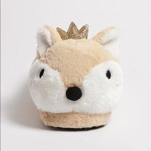 Forever 21 Royal Fox Plush Indoor Slippers